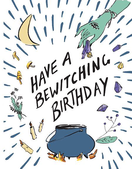 Witchcraft birthday greetings